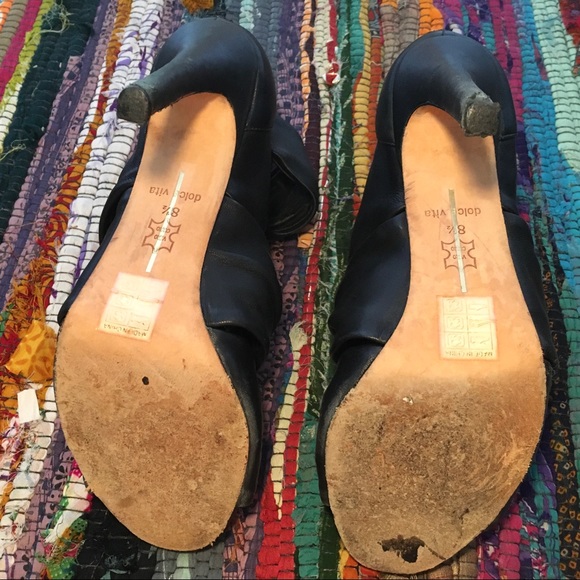 Dolce Vita Ankle High Faux Leather Pumps - Picture 4 of 5